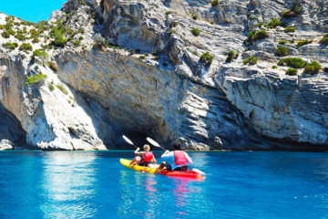Excursion en kayak Sant Elm – Cala en Tió