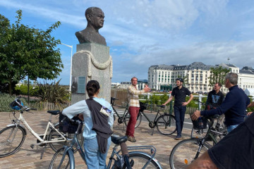 Visite guidée à vélo Deauville et Trouville sur mer