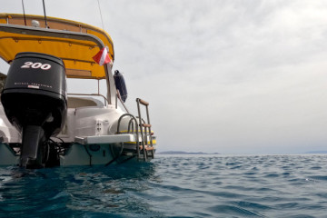 Excursion en bateau de plongée en apnée avec guide.