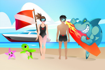 Child course 5 dives for 8-12 years old - Les Issambres