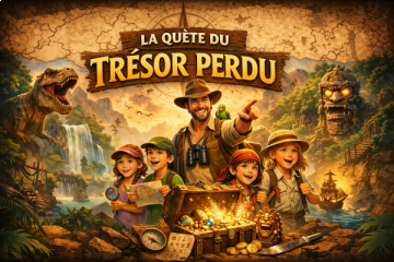 Aventure jeunesse - LA QUÊTE DU TRÉSOR PERDU