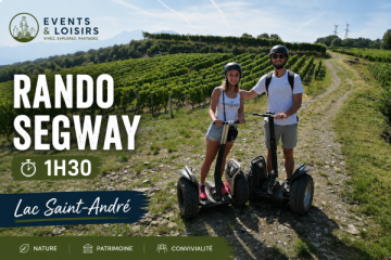 Lac St André en Savoie Segway 