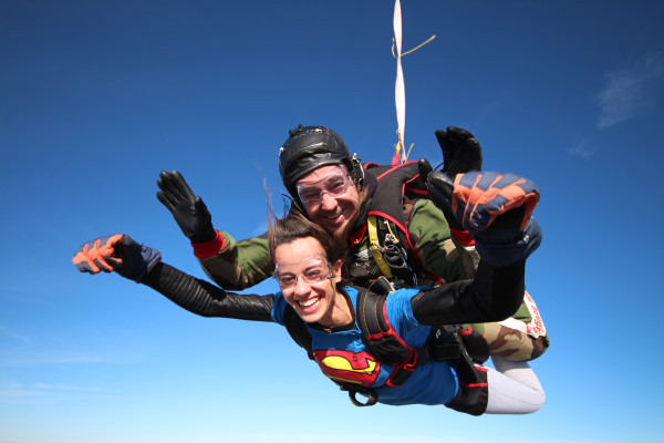 Superman en chute libre !!!