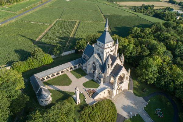 Vue aérienne du Mémorial ©Hubert Durlewarger