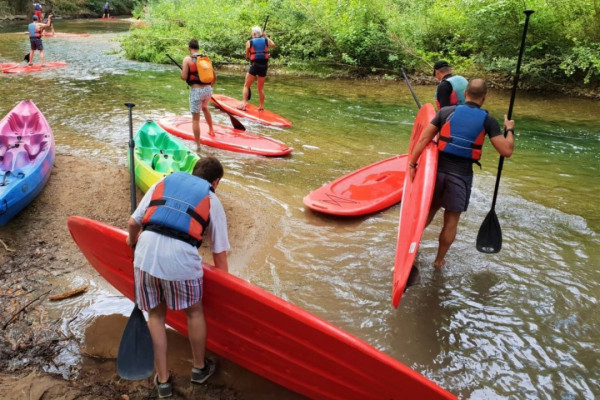 Paddle sur l'Argens et VTT