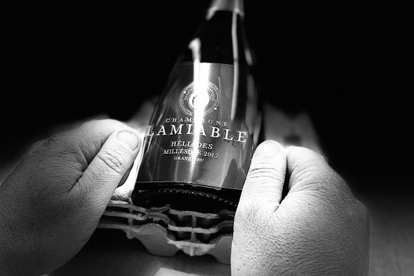 Champagne Lamiable: Habillez votre demi-bouteille (photo non contractuelle)