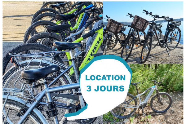 LOCATION VELO BANDOL 3JOURS