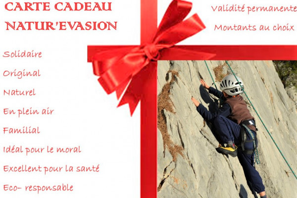 Carte kado escalade