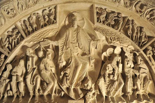 Le grand tympan de Vézelay, chef d'oeuvre de la sculpture romane