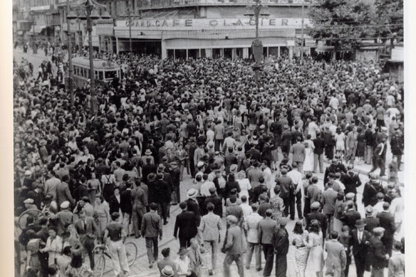 Manifestation du 14 juillet 1942