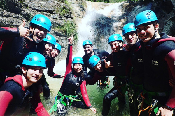 Azur Canyoning - Groupe - Le ruisseau d'Audin 