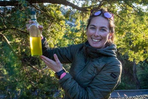 Maddy Polomeni, votre guide et son sirop de mimosa ! 