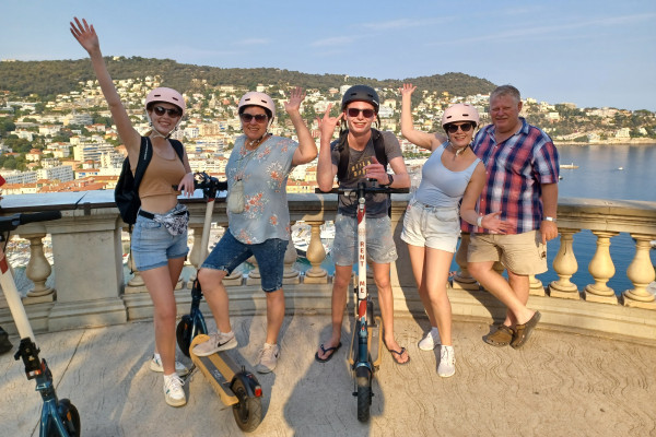 visiter nice en trottinette électrique 