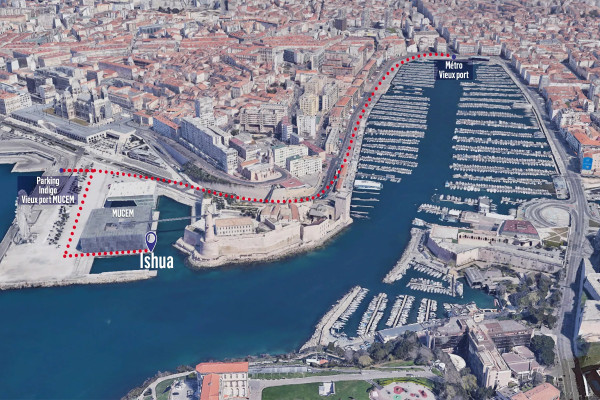 Point de rendez-vous aux pieds du Mucem