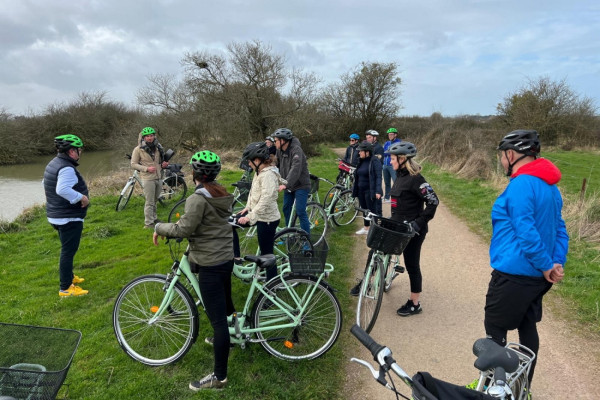Visite guidée à vélo du marais de Cabourg 