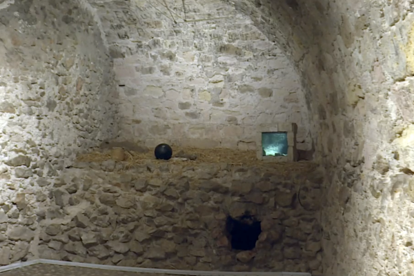 le cachot de Dantes, d'où il s'evadera