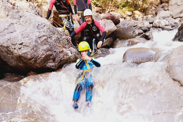 Toboggan au canyon du Fournel