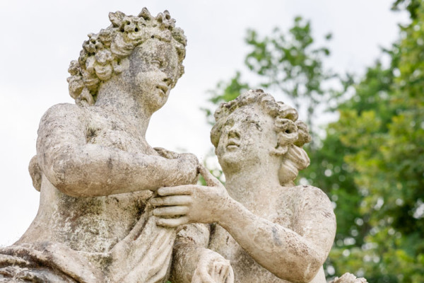 Les statues du Château de Malle 