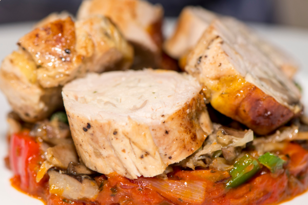 atelier cuisine Montpellier 
Ballotines de poulet et sa purée pomme de terre