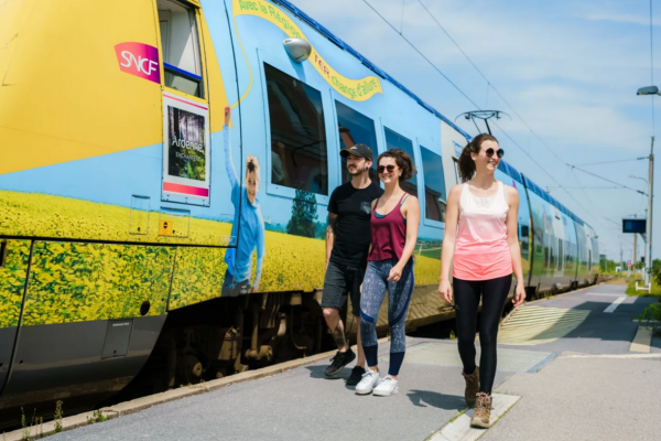 E-bike tours - La Ligne des Bulles train