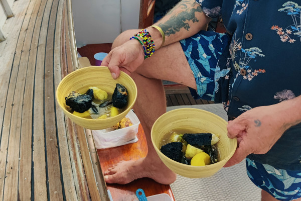Soupe de crabes façon bouillabaisse