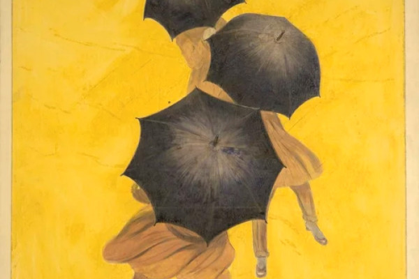 PLUIE  108 Maquette-affiche-publicitaire-parapluie-revel-cappiello-1922