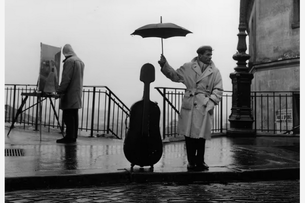 PLUIE Robert Doisneau