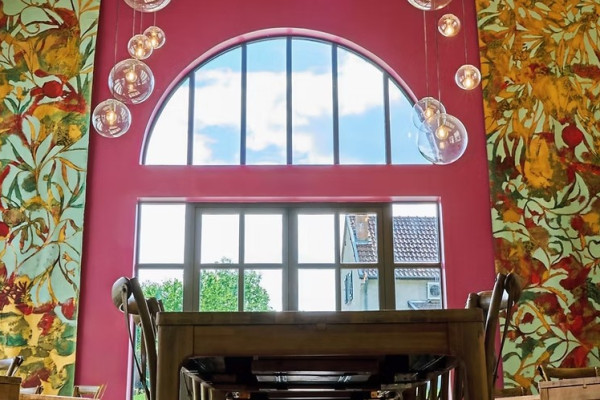L'atelier a lieu dans de la galerie d'art du Domaine des 3 Sources
