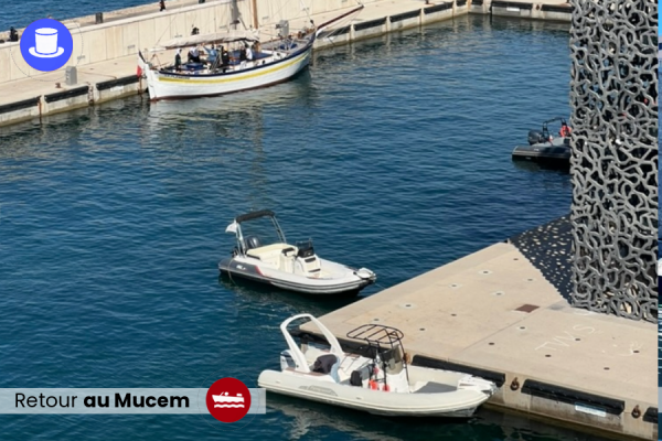 retour au pied du Mucem