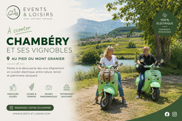 vespa tours electrique chambery et ses vignoble 
