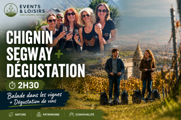 segway et degustation à Chignin 