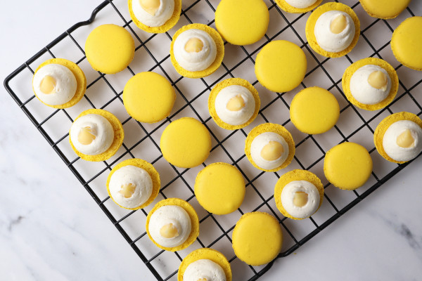 Macarons au citrons 
