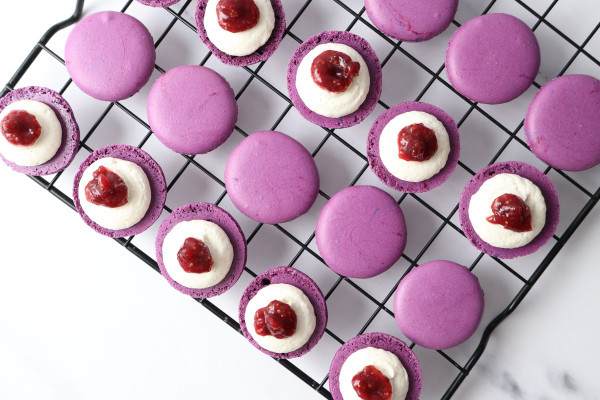 Macarons a la figue 