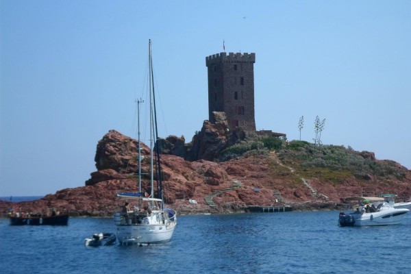 La Brigante - Mouillage à l'ile d'or