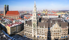 Neues Rathaus am Marienplatz in München